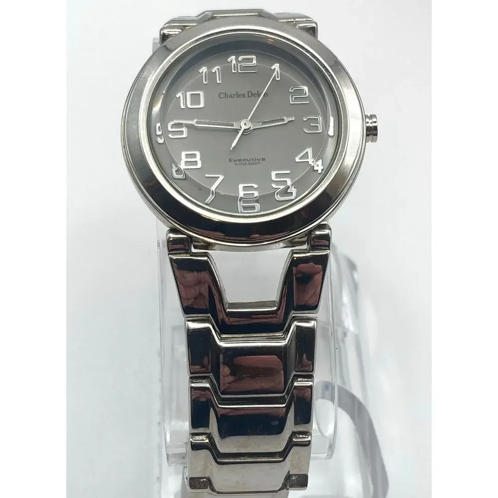 Charles Delon Men's Executive Watch 35mm - Fresh Battery - WR - Wrist 6.25-6.5